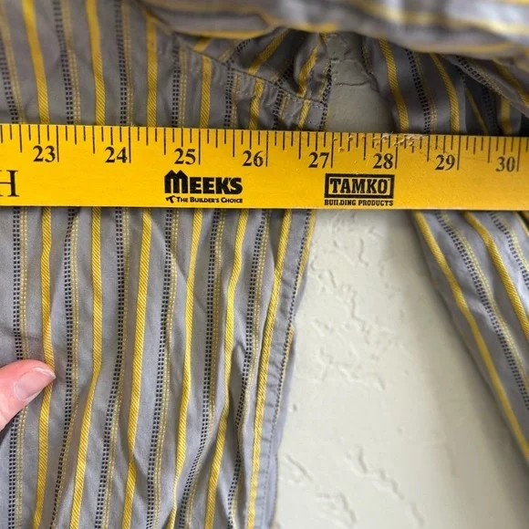 Harley Davidson y2k style embroidered striped casual button down 2XL. Bikercore - Picture 7 of 8